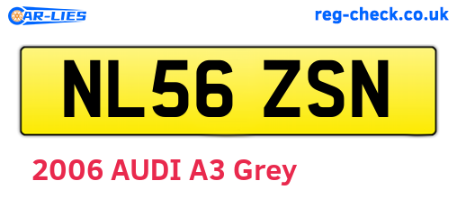 NL56ZSN are the vehicle registration plates.