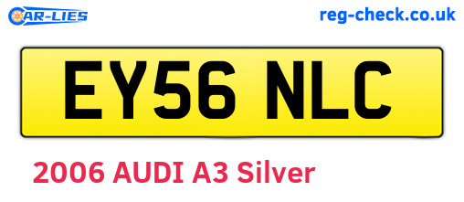 EY56NLC are the vehicle registration plates.