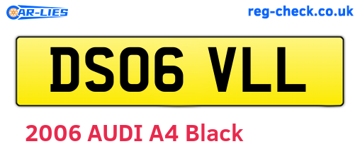 DS06VLL are the vehicle registration plates.