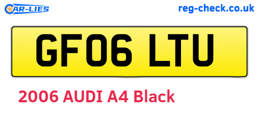 GF06LTU are the vehicle registration plates.