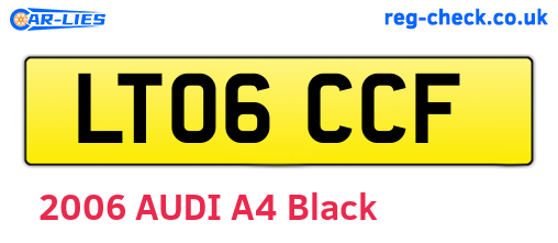 LT06CCF are the vehicle registration plates.
