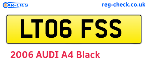 LT06FSS are the vehicle registration plates.