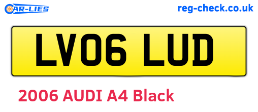 LV06LUD are the vehicle registration plates.