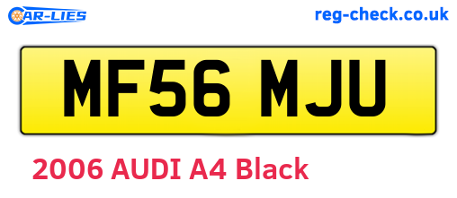 MF56MJU are the vehicle registration plates.