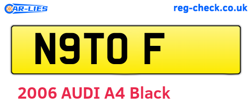 N9TOF are the vehicle registration plates.
