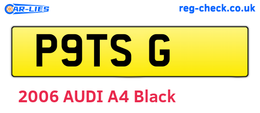 P9TSG are the vehicle registration plates.