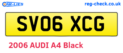 SV06XCG are the vehicle registration plates.