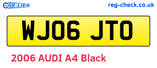WJ06JTO are the vehicle registration plates.