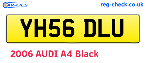 YH56DLU are the vehicle registration plates.