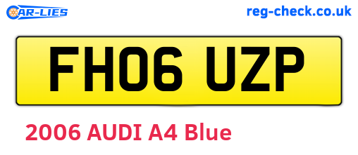 FH06UZP are the vehicle registration plates.