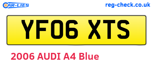 YF06XTS are the vehicle registration plates.