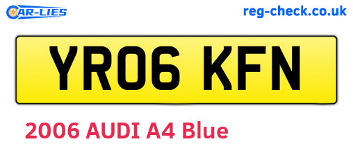 YR06KFN are the vehicle registration plates.