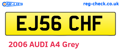 EJ56CHF are the vehicle registration plates.