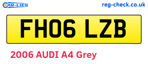 FH06LZB are the vehicle registration plates.