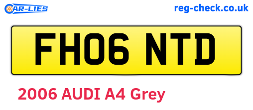 FH06NTD are the vehicle registration plates.