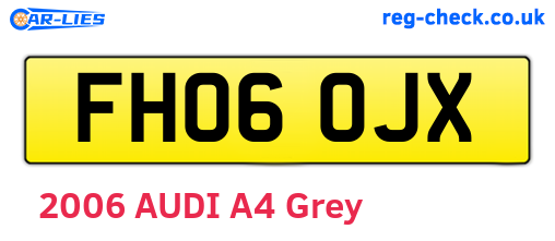 FH06OJX are the vehicle registration plates.
