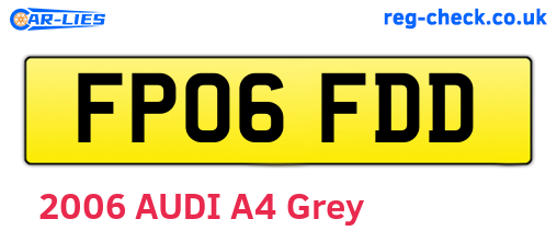 FP06FDD are the vehicle registration plates.