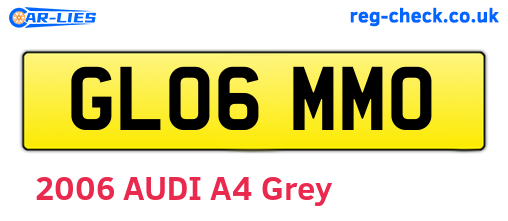 GL06MMO are the vehicle registration plates.