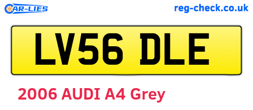 LV56DLE are the vehicle registration plates.