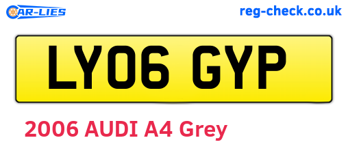 LY06GYP are the vehicle registration plates.