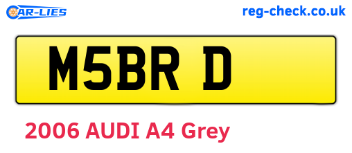 M5BRD are the vehicle registration plates.