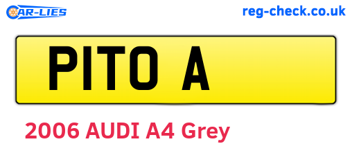 P1TOA are the vehicle registration plates.