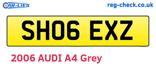 SH06EXZ are the vehicle registration plates.