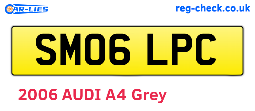 SM06LPC are the vehicle registration plates.