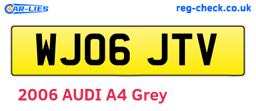 WJ06JTV are the vehicle registration plates.