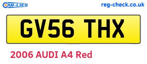 GV56THX are the vehicle registration plates.