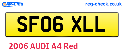 SF06XLL are the vehicle registration plates.