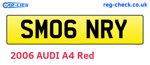 SM06NRY are the vehicle registration plates.