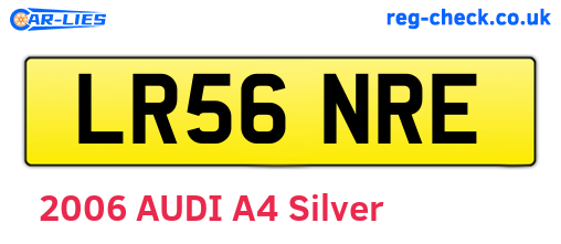 LR56NRE are the vehicle registration plates.
