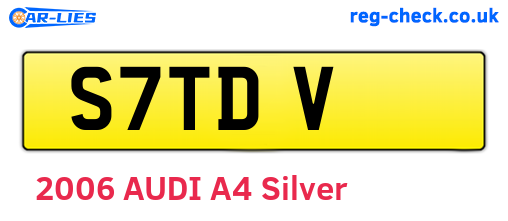 S7TDV are the vehicle registration plates.