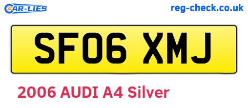 SF06XMJ are the vehicle registration plates.