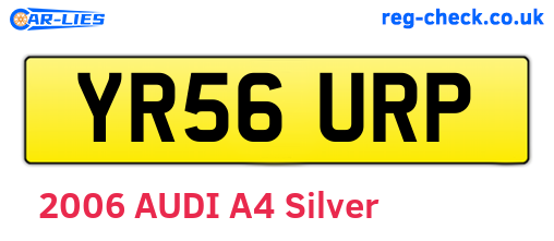 YR56URP are the vehicle registration plates.