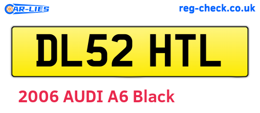 DL52HTL are the vehicle registration plates.
