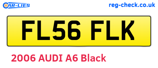FL56FLK are the vehicle registration plates.