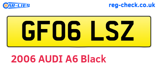 GF06LSZ are the vehicle registration plates.