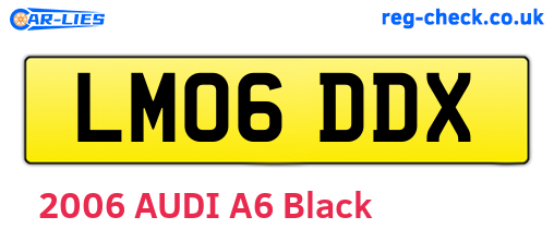 LM06DDX are the vehicle registration plates.