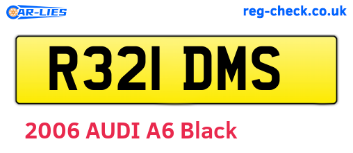 R321DMS are the vehicle registration plates.