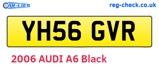 YH56GVR are the vehicle registration plates.