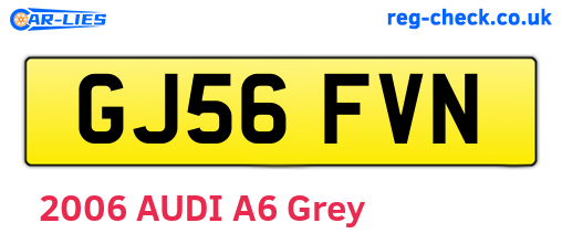 GJ56FVN are the vehicle registration plates.