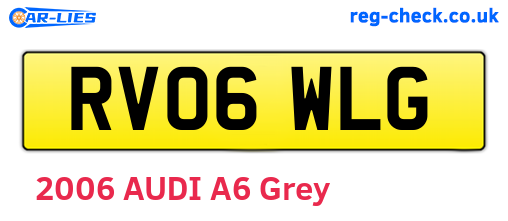 RV06WLG are the vehicle registration plates.