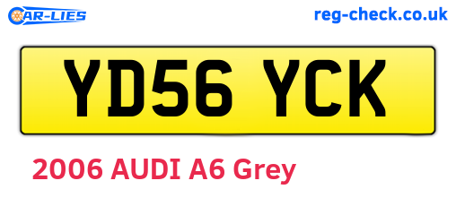YD56YCK are the vehicle registration plates.