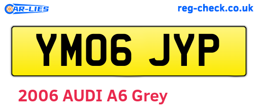 YM06JYP are the vehicle registration plates.
