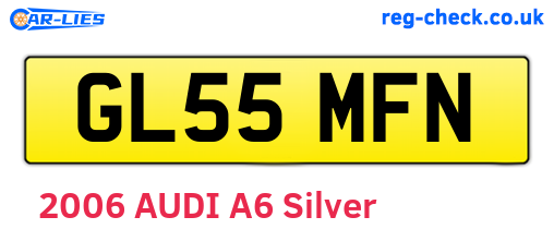 GL55MFN are the vehicle registration plates.