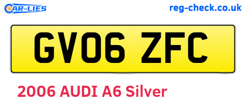 GV06ZFC are the vehicle registration plates.