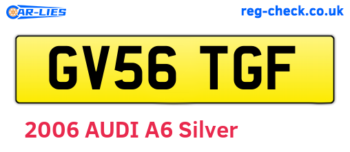 GV56TGF are the vehicle registration plates.