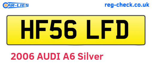 HF56LFD are the vehicle registration plates.